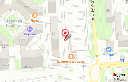 Рыбная лавка в Коминтерновском районе на карте