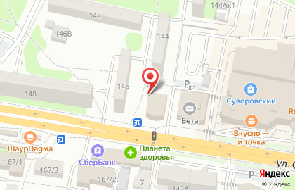Банкомат Банк ВТБ 24, филиал в г. Пензе на улице Суворова, 146а на карте