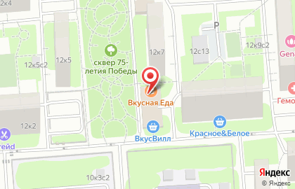 Магазин овощей и фруктов в Москве на карте