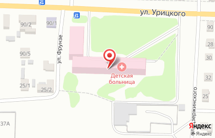 Детская больница в Красноярске на карте