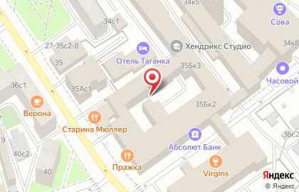 Автошкола Ягуар на Воронцовской улице на карте