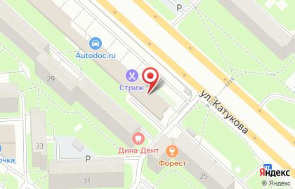 Магазин разливного пива Бочка в Октябрьском районе на карте