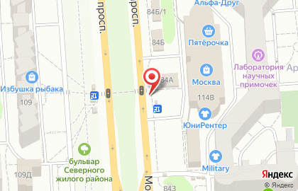 Киоск быстрого питания Русский аппетит на Московском проспекте, 84А на карте