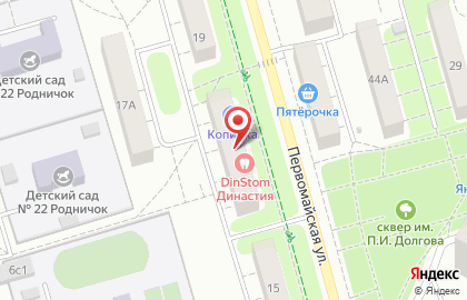 Автошкола Автомобилист на Первомайской улице на карте