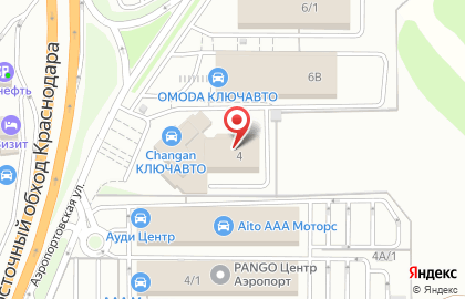 ДЦ Nissan КЛЮЧАВТО Краснодар Аэропортовская на карте
