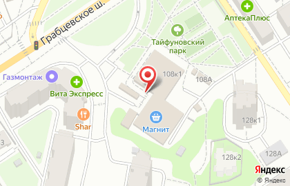 Супермаркет ДИКСИ на Грабцевском шоссе на карте