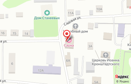 VIP-сауна на Садовой улице на карте