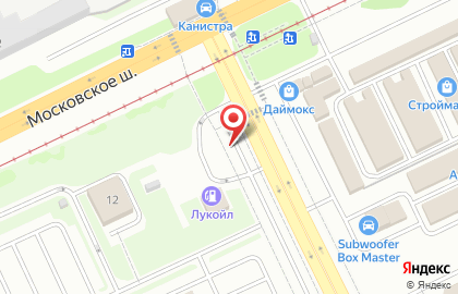 АЗС Лукойл на Московском шоссе, 12г на карте