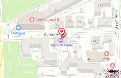 Отель Старый дворик на карте