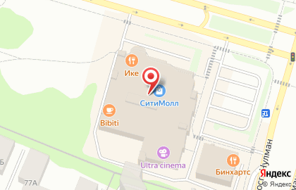 Офис продаж Билайн на проспекте Чулман на карте