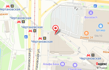 Бар-магазин Пивариус на Чертановской улице на карте