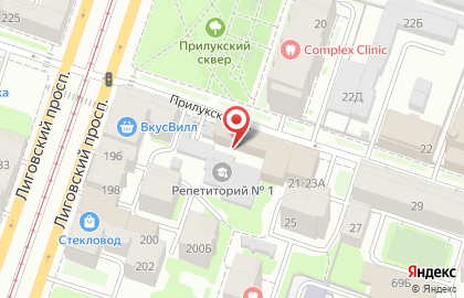 Типография ПАРК на Прилукской улице на карте
