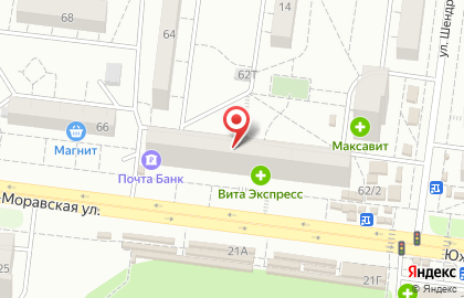 ДОН на Южно-Моравской улице на карте