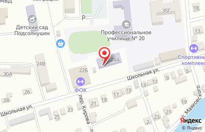 Детский сад Умка на Школьной улице на карте