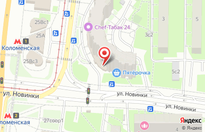 Ортопедический салон ОРТЕКА "Коломенская" на карте