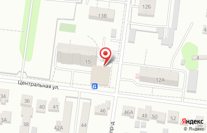 Люберецкий межмуниципальный филиал на Центральной улице на карте