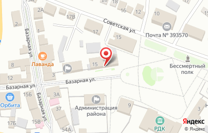 Салон связи Билайн на Базарной улице на карте