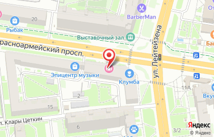 Политическая партия Новые люди на Красноармейском проспекте на карте