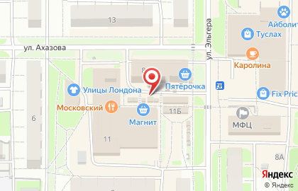 Киоск овощей и сухофруктов на карте