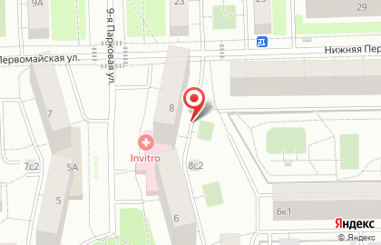 Автоюрист Первомайская на карте