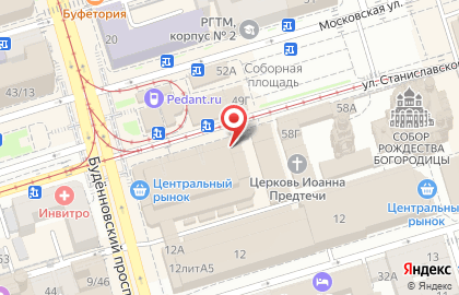 Магазин профессиональной косметики на Будённовском проспекте на карте