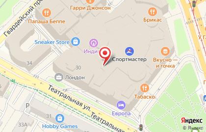 Салон бижутерии Etalon Jenavi на Театральной улице на карте