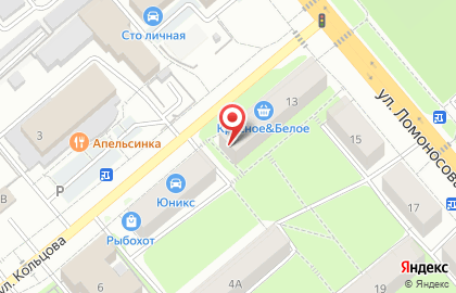 Городская детская библиотека №16 им. Л.В. Дьяконова на улице Кольцова на карте