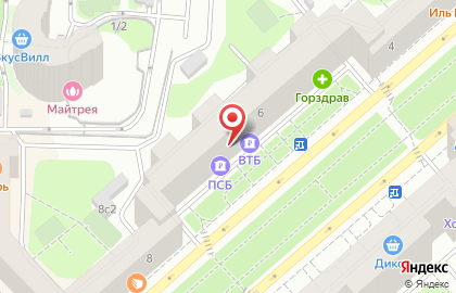Банкомат ВТБ на Автозаводской улице, 6 на карте