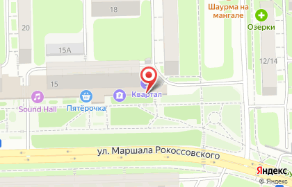 Зоомагазин ЗооОптТорг на улице имени Маршала Рокоссовского К.К. на карте