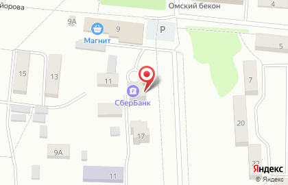Банкомат СберБанк в Омске на карте