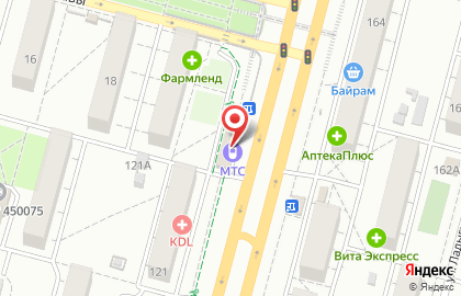 Салон сотовой связи Связной на проспекте Октября, 123А на карте