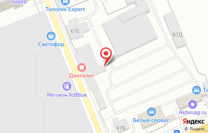 Евротрак в Заводском районе на карте