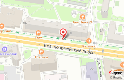 Линда на Красноармейском проспекте на карте