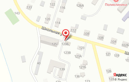 Супермаркет 1/2 копейки на Школьной улице на карте