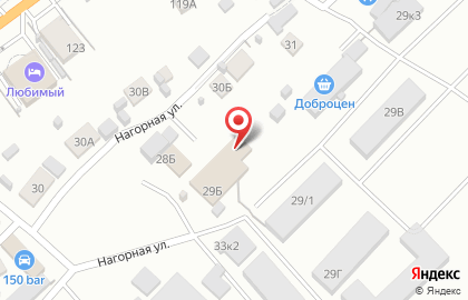 Торгово-производственная компания ЖЕСТЯНОЙ цех на ОБЪЕЗДНОЙ на Нагорной улице на карте