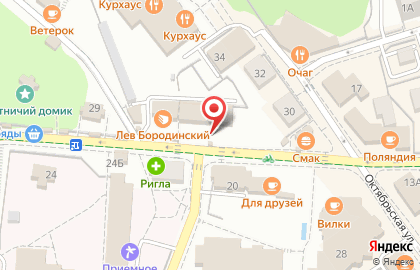 Туристическая компания Янтарная Мозаика на улице Ленина на карте