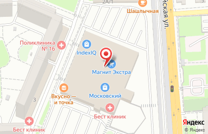 Гипермаркет Магнит экстра в Краснодаре на карте