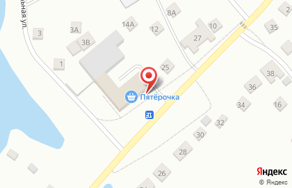 Универсам Пятёрочка в Рязани на карте