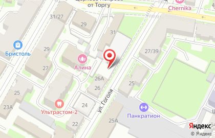 Букмекерская контора, ООО Букмекерский ПАБ на улице Гоголя на карте