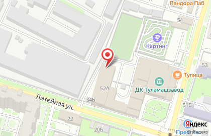 Спортивный клуб Машиностроитель на Демидовской улице на карте