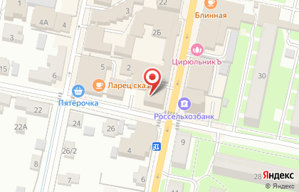 Астафьева Т.в. ИП на карте