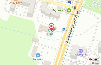 Центр развития детей ЛУНТИКи в Калининграде на карте