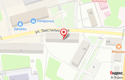 Фабрика по производству натяжных потолков Еврострой на улице Текстильщиков на карте