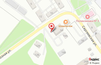 Автостоянка на Сергеевской, 14/1 на карте