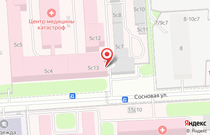 Защита на Щукинской улице на карте