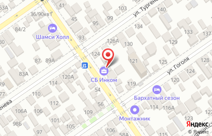 Страховой брокер Инком на Астраханской улице  на карте
