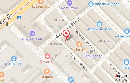 Магазин швейной фурнитуры в Центральном районе на карте