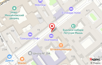 Отель Екатерина на карте