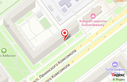 Служба эвакуации автомобилей на проспекте Ленинского Комсомола на карте