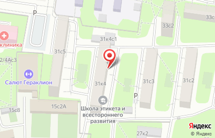 Центр физической культуры и спорта Северо-Западного административного округа г. Москвы на Водном стадионе на карте